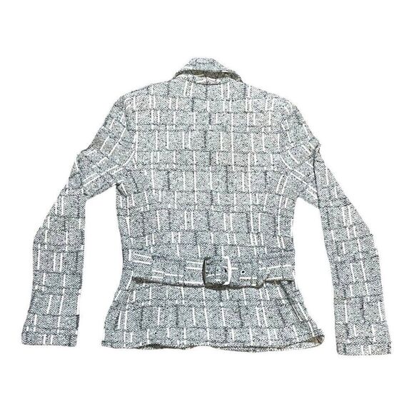 St. John Collection Women's Tweed Blazer Jacket Size 4 Belted Back Slimming Fit - Picture 4 of 6